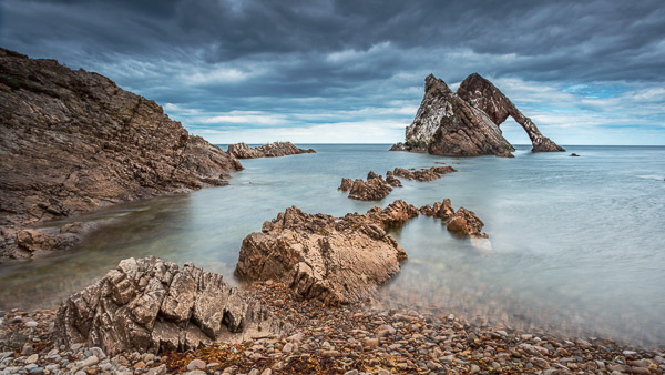 Bow Fiddle Rock long exposure